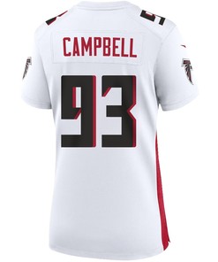 Calais Campbell 93 Atlanta Falcons Women Game Jersey - White