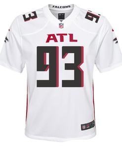 Calais Campbell 93 Atlanta Falcons Youth Game Jersey - White