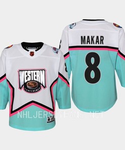 Cale Makar 8 Colorado Avalanche 2023 All-Star Western White