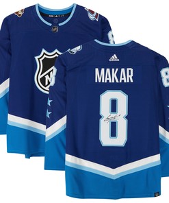 Cale Makar Colorado Avalanche Autographed 2022 Nhl All-star Game Jersey - Blue