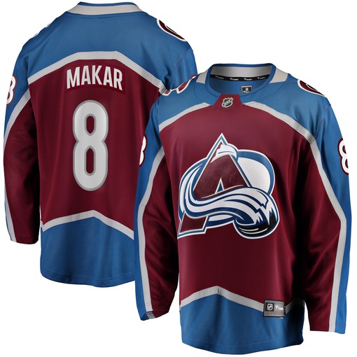 Cale Makar Colorado Avalanche Fanatics Branded Home Premier Breakaway Player Jersey - Burgundy Nhl