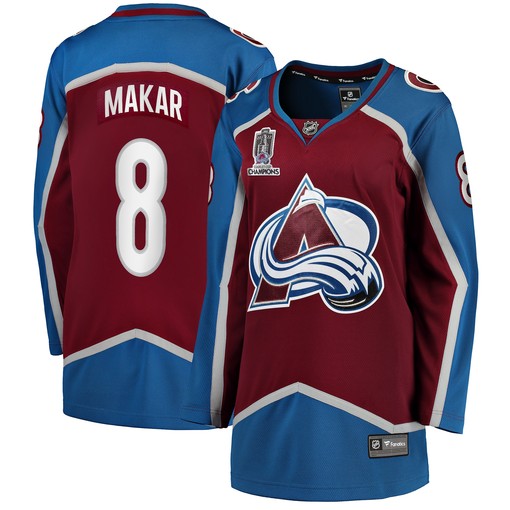 Cale Makar Colorado Avalanche Womens Home 2022 Stanley Cup Champions Breakaway Player Jersey - Burgundy Nhl