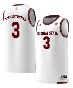 Caleb Christopher 3 Arizona State Sun Devils Retro Basketball Men Jersey - White
