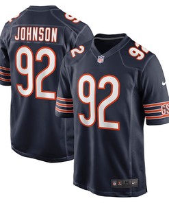 Caleb Johnson Chicago Bears Game Jersey - Navy Nfl