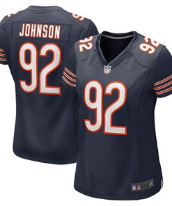 Caleb Johnson Chicago Bears Womens Game Jersey - Navy Nfl