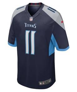 Caleb Shudak Tennessee Titans Game Player Jersey - Navy