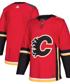 Calgary Flames Adidas Home Authentic Blank Jersey - Red Nhl