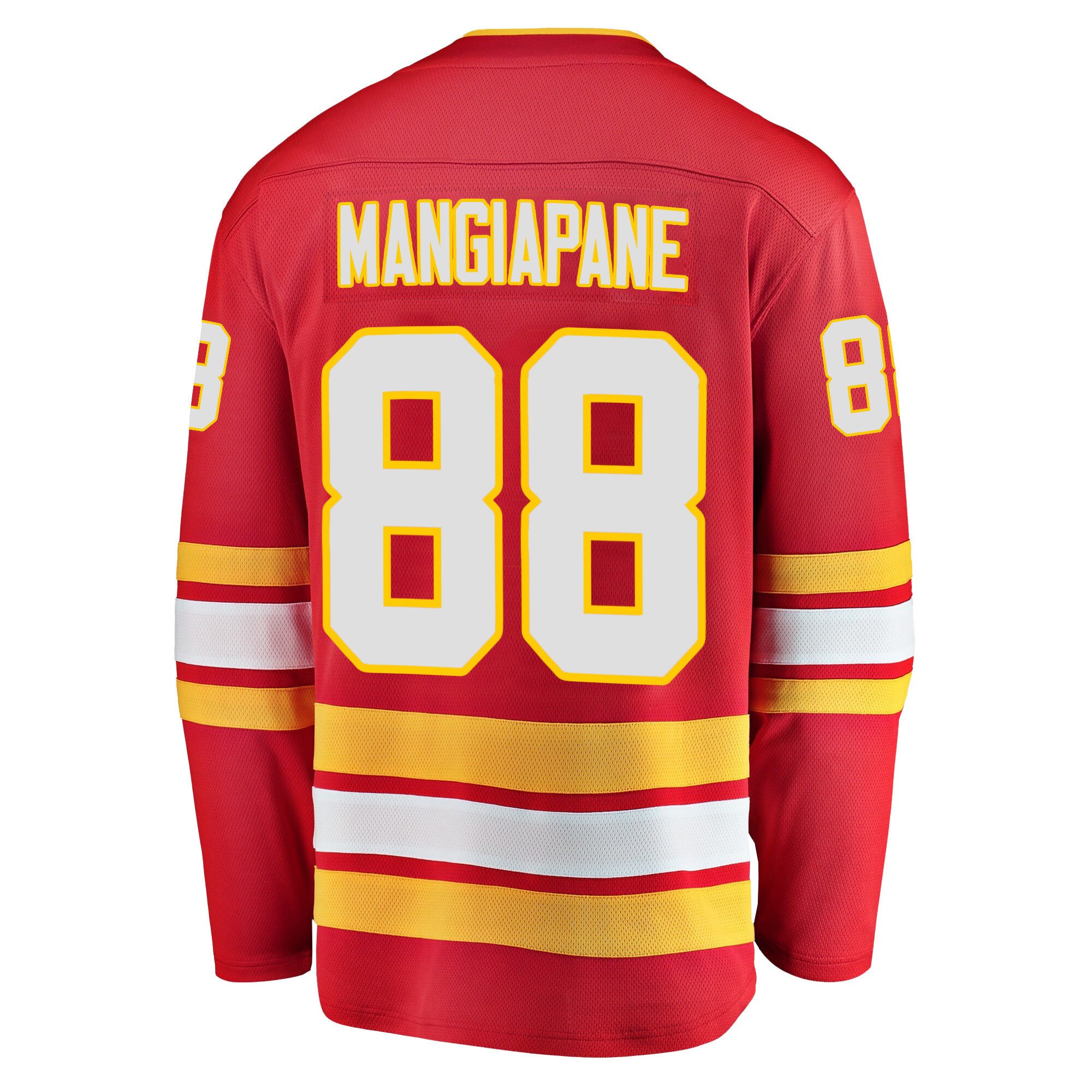 Calgary Flames Andrew Mangiapane 88 Home 2022 Stanley Cup Final Breakaway Men Jersey - Red