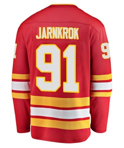 Calgary Flames Calle Jarnkrok 91 Home 2022 Stanley Cup Champions Breakaway Men Jersey - Red