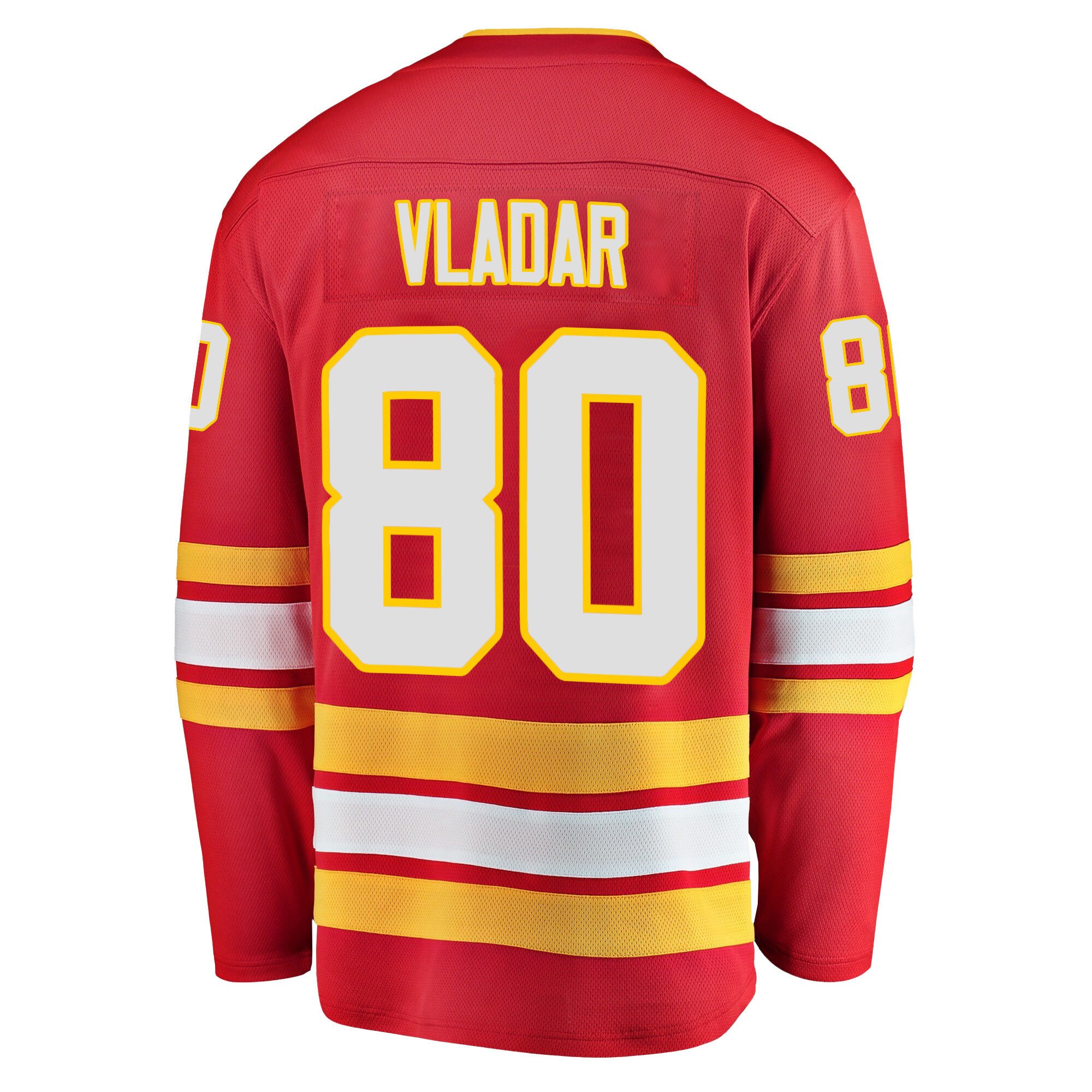 Calgary Flames Dan Vladar 80 Home 2022 Stanley Cup Playoffs Breakaway Men Jersey - Red