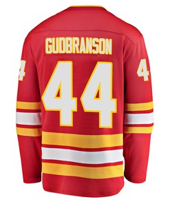 Calgary Flames Erik Gudbranson 44 Home 2022 Stanley Cup Champions Breakaway Men Jersey - Red