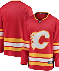 Calgary Flames Fanatics Branded Home Breakaway Jersey - Red Nhl