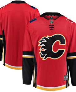 Calgary Flames Fanatics Branded Premier Breakaway Alternate Jersey - Red/black Nhl A2