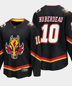 Calgary Flames Jonathan Huberdeau 10 Alternate Black Jersey Breakaway Player