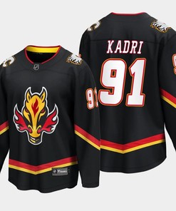 Calgary Flames Nazem Kadri 91 Alternate Red Jersey Breakaway Player
