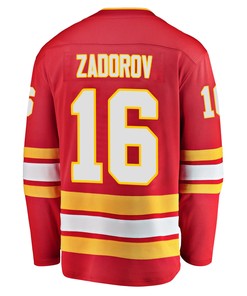 Calgary Flames Nikita Zadorov 16 Home 2022 Stanley Cup Final Breakaway Men Jersey - Red