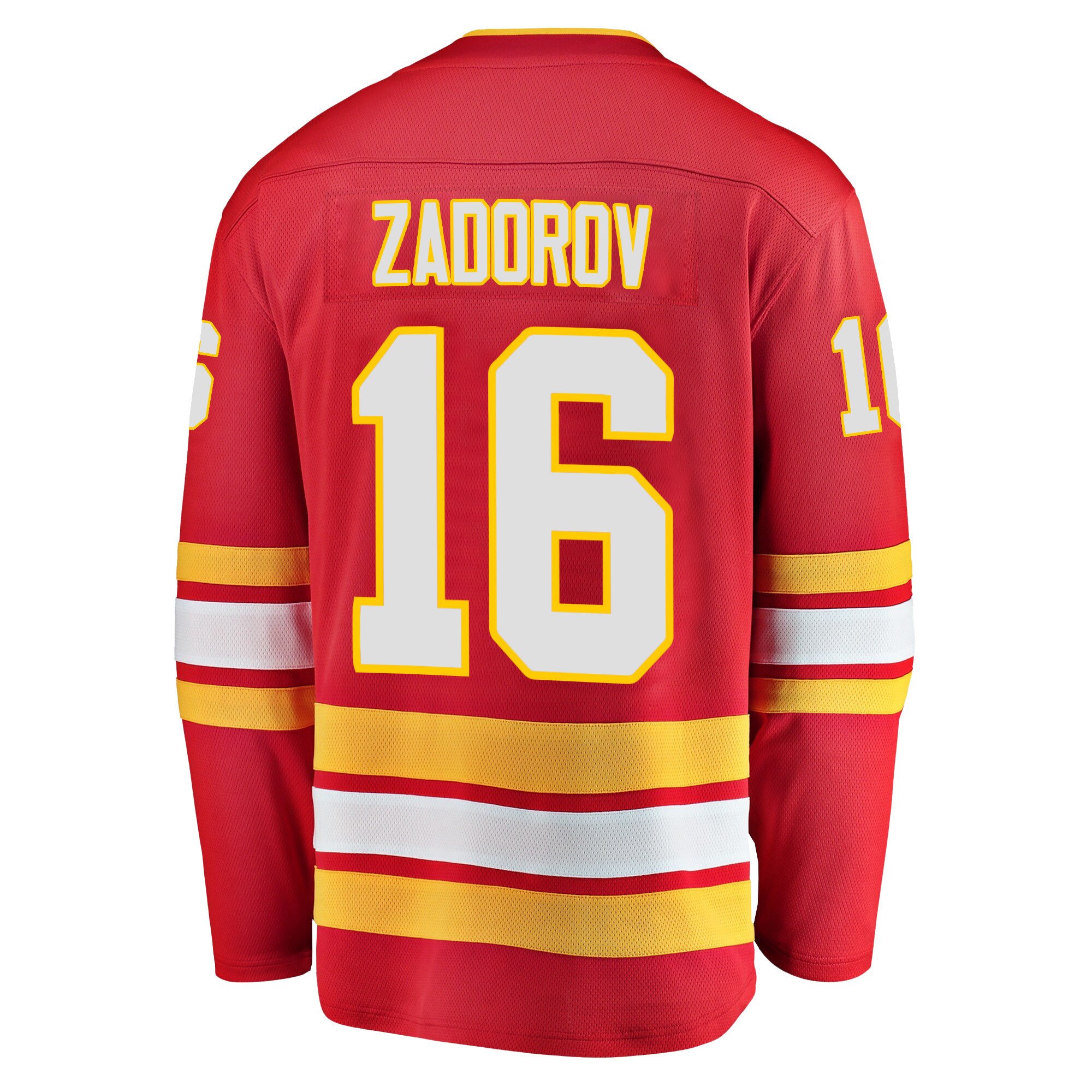 Calgary Flames Nikita Zadorov 16 Home 2022 Stanley Cup Playoffs Breakaway Men Jersey - Red