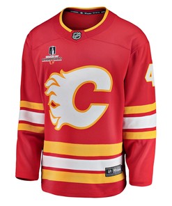 Calgary Flames Rasmus Andersson 4 Home 2022 Stanley Cup Champions Breakaway Men Jersey - Red