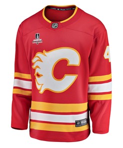 Calgary Flames Rasmus Andersson 4 Home 2022 Stanley Cup Playoffs Breakaway Men Jersey - Red