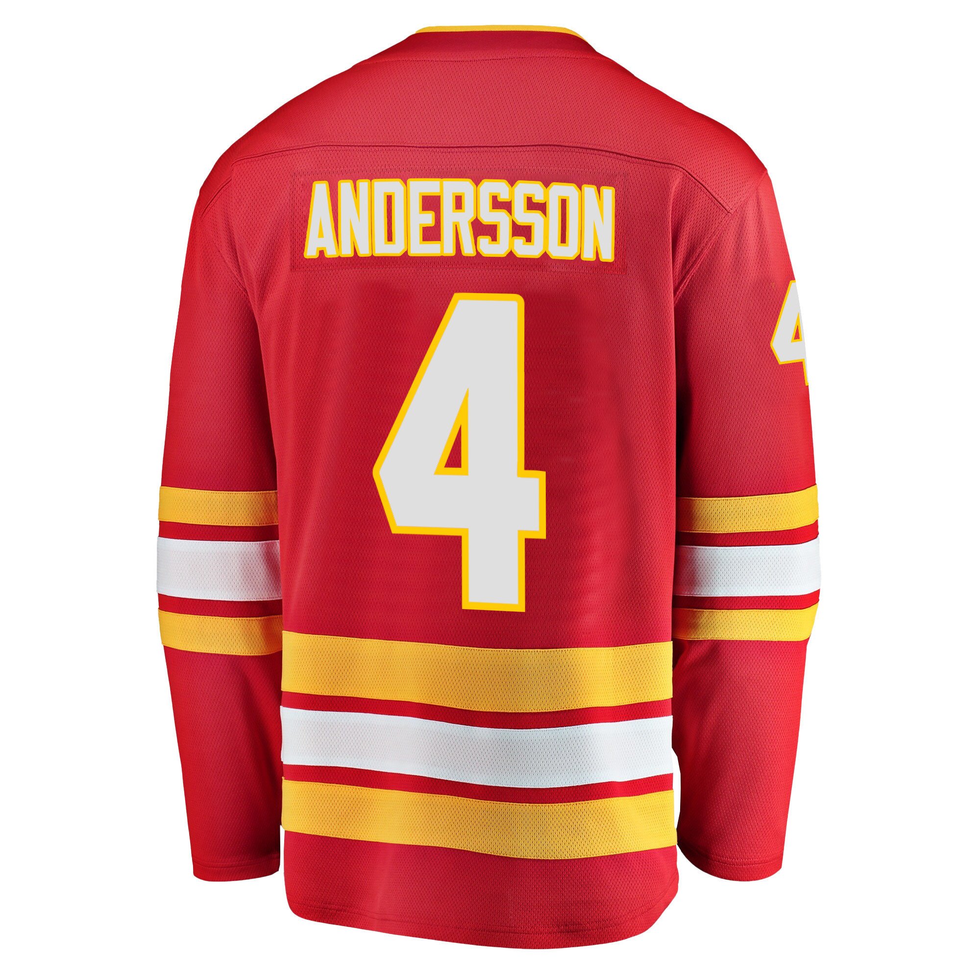 Calgary Flames Rasmus Andersson 4 Home 2022 Stanley Cup Playoffs Breakaway Men Jersey - Red