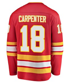 Calgary Flames Ryan Carpenter 18 Home 2022 Stanley Cup Playoffs Breakaway Men Jersey - Red