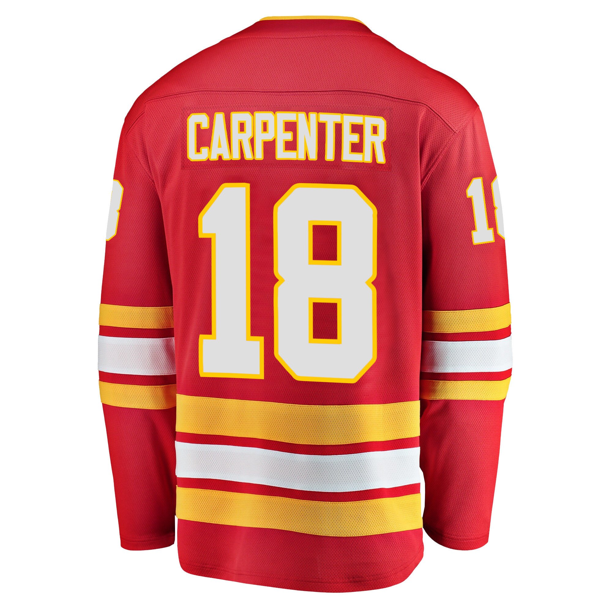 Calgary Flames Ryan Carpenter 18 Home 2022 Stanley Cup Playoffs Breakaway Men Jersey - Red