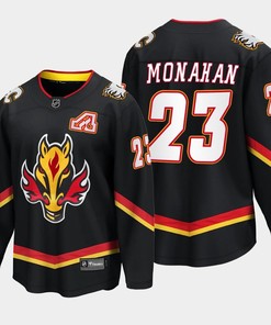 Calgary Flames Sean Monahan 23 Alternate Black Jersey Breakaway Player