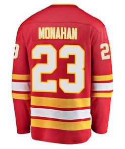 Calgary Flames Sean Monahan 23 Home 2022 Stanley Cup Final Breakaway Men Jersey - Red