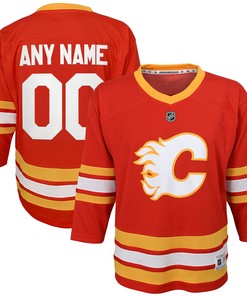 Calgary Flames Toddler 2020/21 Home Replica Custom Jersey - Red Custom Jerseys Nhl