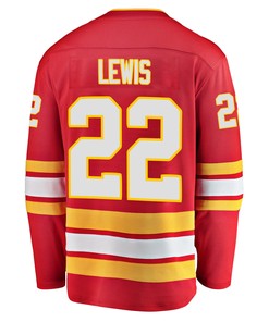 Calgary Flames Trevor Lewis 22 Home 2022 Stanley Cup Playoffs Breakaway Men Jersey - Red