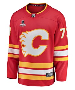 Calgary Flames Tyler Toffoli 73 Home 2022 Stanley Cup Playoffs Breakaway Men Jersey - Red