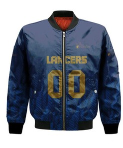 California Baptist Lancers Bomber Jacket Logo Sport Ombre  - NCAA
