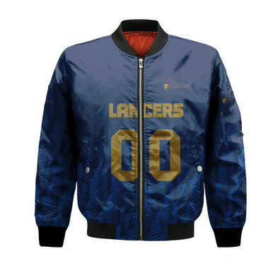 California Baptist Lancers Bomber Jacket Logo Sport Ombre - NCAA