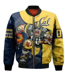 California Golden Bears Bomber Jacket Football Go On - NCAA