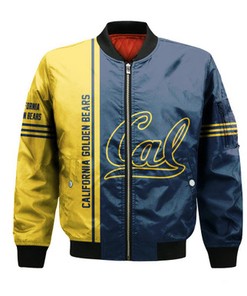 California Golden Bears Bomber Jacket Half Style - NCAA