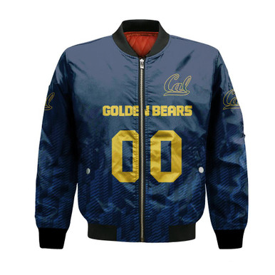 California Golden Bears Bomber Jacket Logo Sport Ombre - NCAA