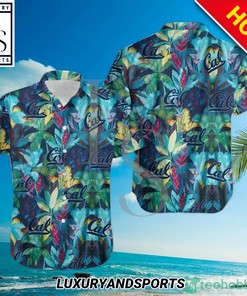 California Golden Bears Floral Tropical Hawaiian Shirt