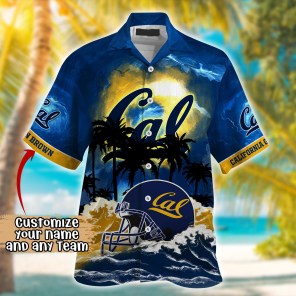California Golden Bears NCAA Best Hawaiian Shirt Ever- Customize Any Team Any League
