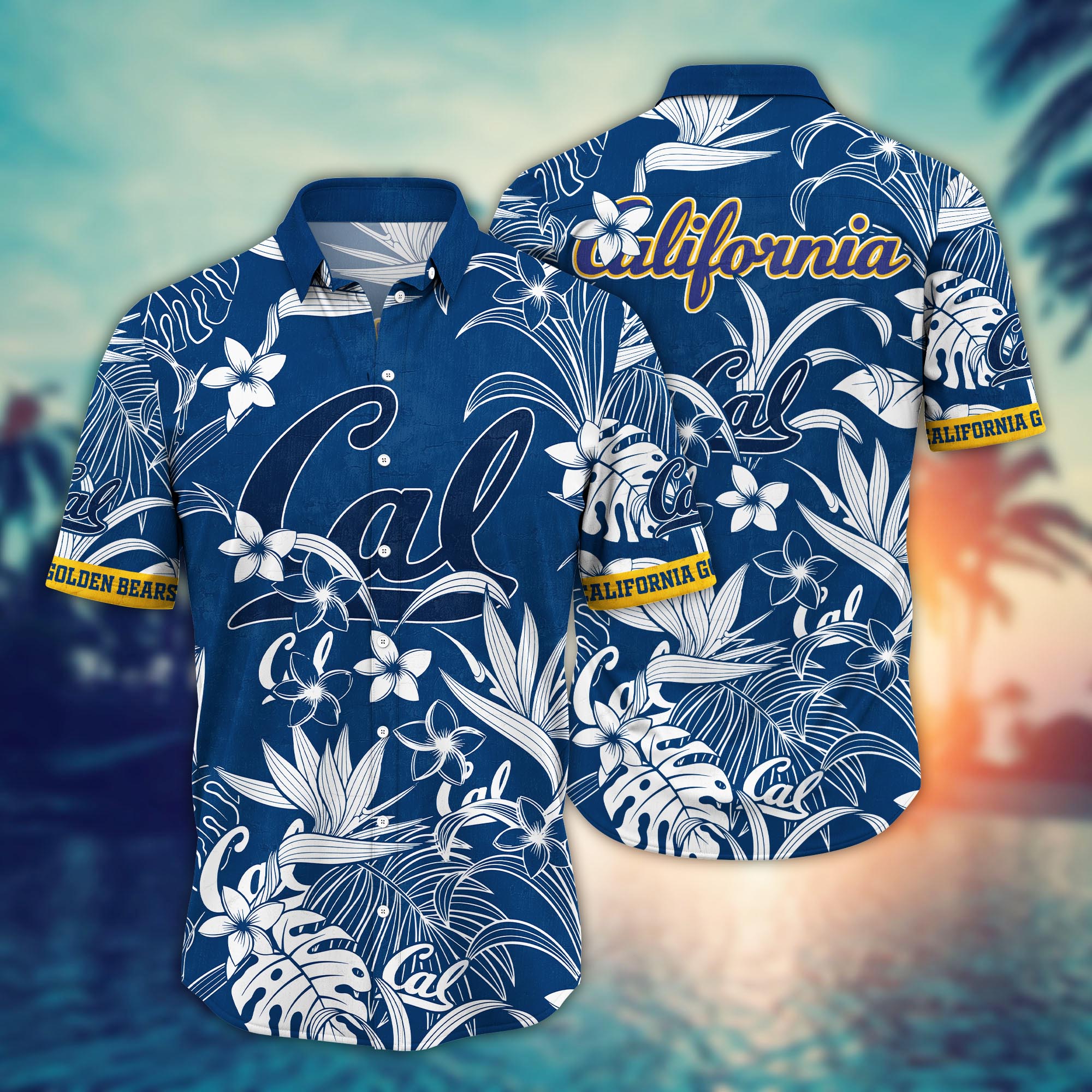 California Golden Bears NCAA Flower Hawaii Shirt For Fans Ver 12