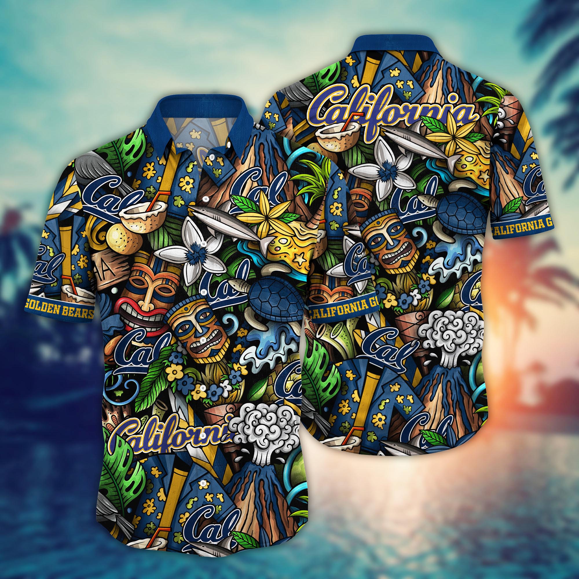 California Golden Bears NCAA Flower Hawaii Shirt For Fans Ver 15