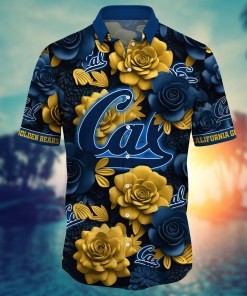 California Golden Bears NCAA Flower Hawaii Shirt For Fans Ver 3