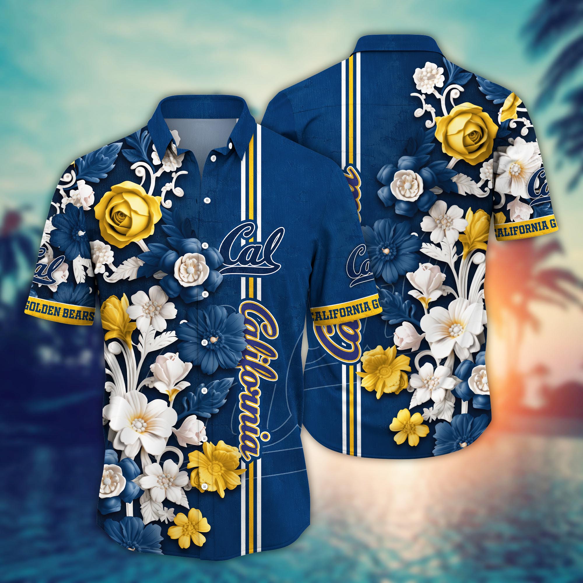 California Golden Bears NCAA Flower Hawaii Shirt For Fans Ver 36