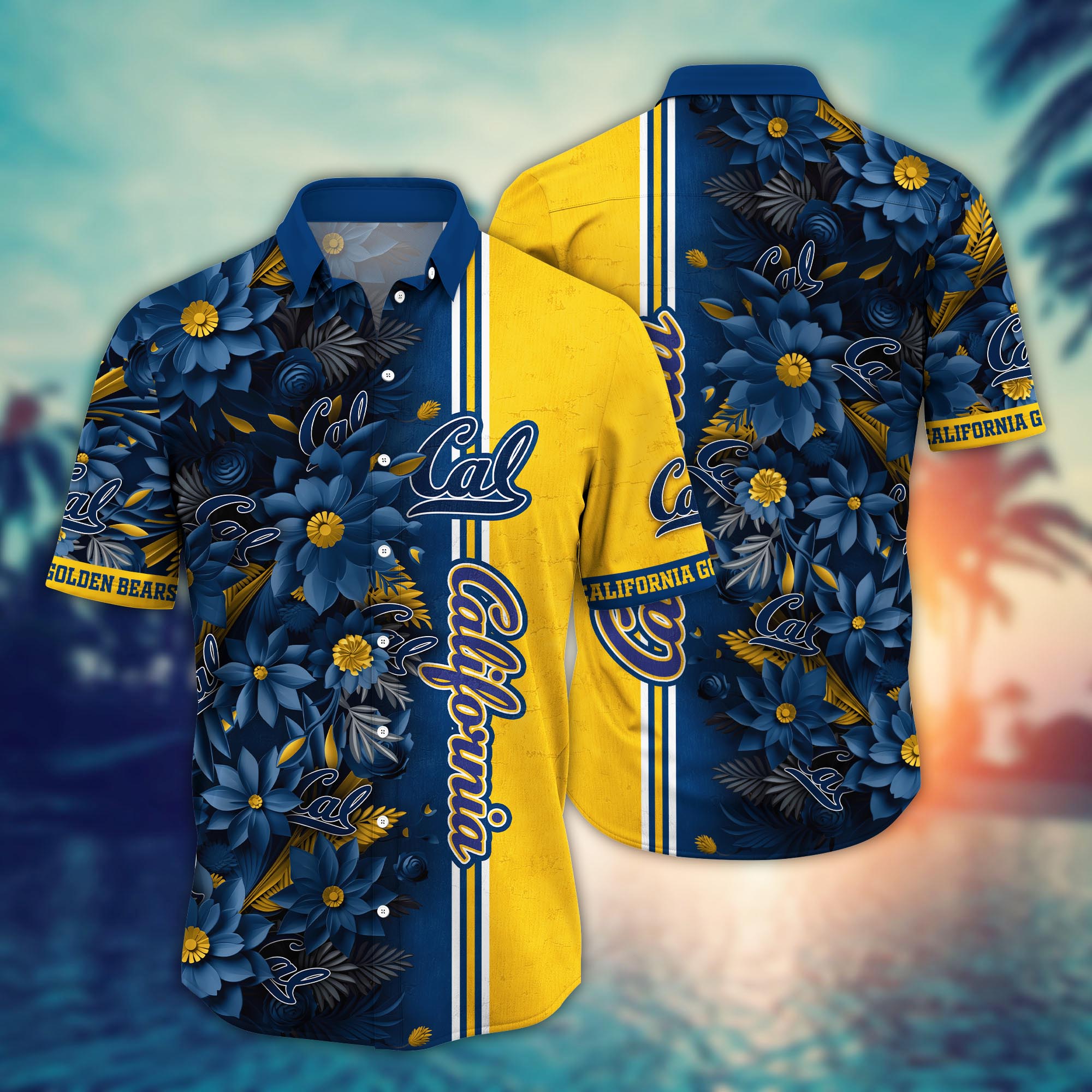 California Golden Bears NCAA Flower Hawaii Shirt For Fans Ver 4