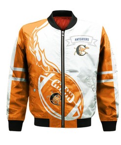California Irvine Anteaters Bomber Jacket Flame Ball - NCAA