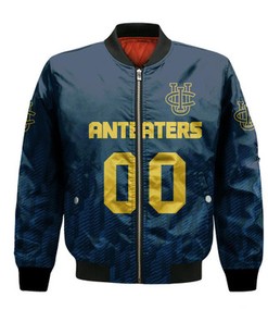 California Irvine Anteaters Bomber Jacket Logo Sport Ombre  - NCAA