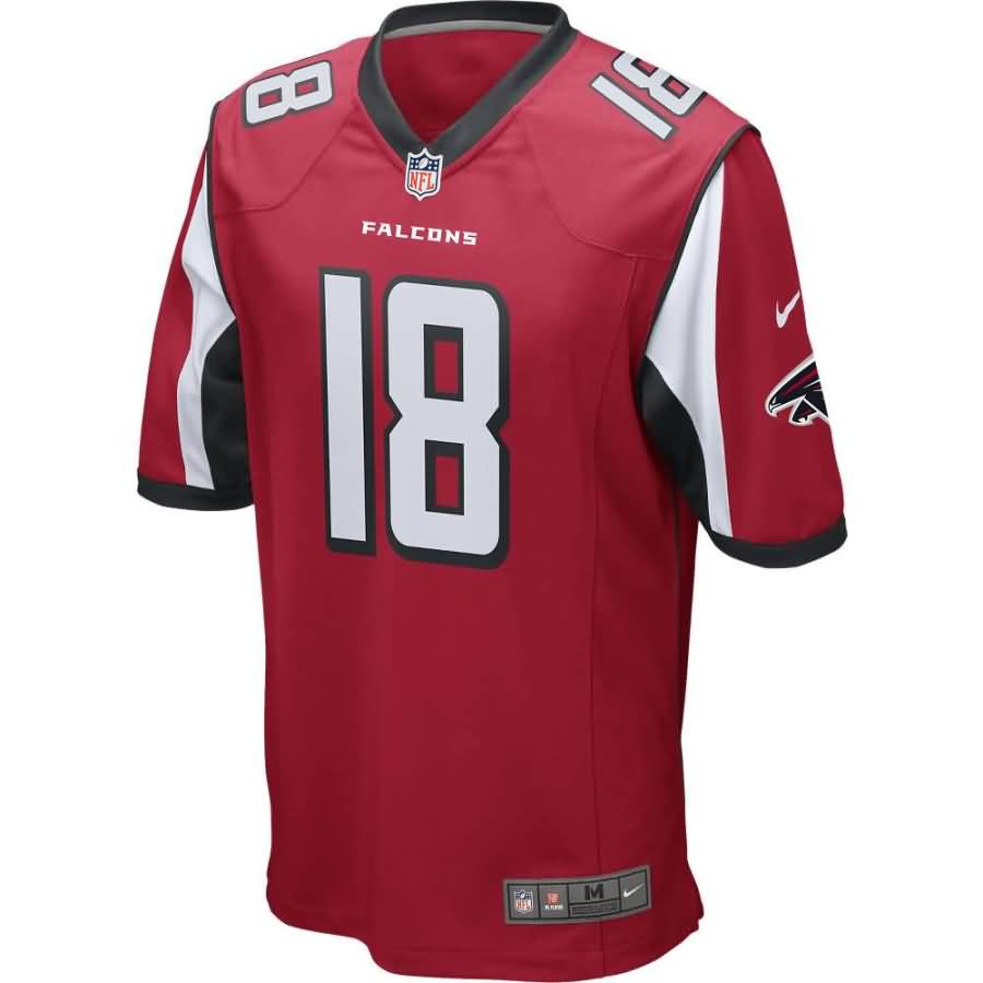 Calvin Ridley Atlanta Falcons 2018 Nfl Draft First Round Pick Game Jersey - Red