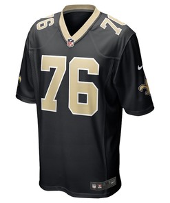 Calvin Throckmorton New Orleans Saints Game Player Jersey - Black
