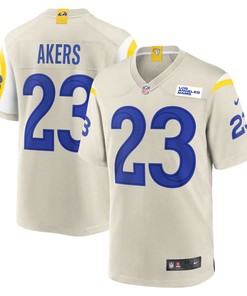 Cam Akers Los Angeles Rams Game Jersey - Bone Nfl