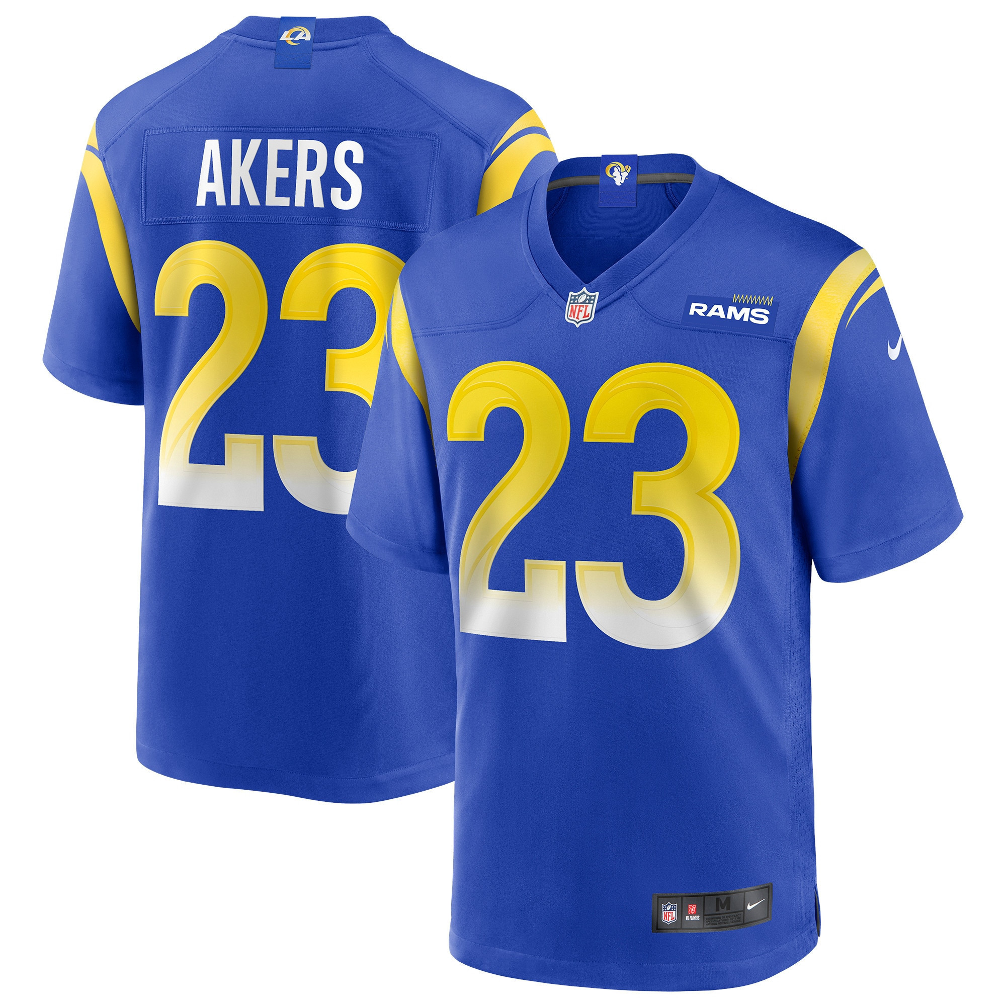 Cam Akers Los Angeles Rams Player Game Jersey - Royal Nfl