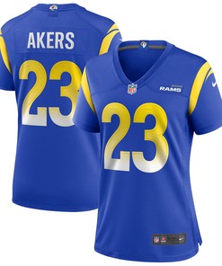 Cam Akers Los Angeles Rams Womens Game Player Jersey - Royal Nfl